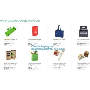 compostable garbage plastic bag on roll, Premium quality compostable disposable
