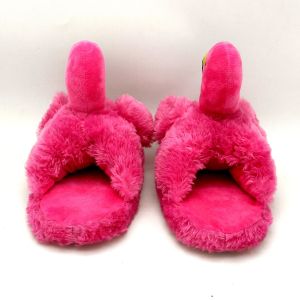 Non Slip 40cm Flamingo Warm Plush House Shoes