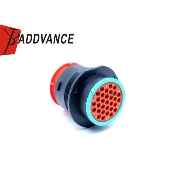 AHDP04-24-31SR-SRA Smooth Ring 31 Pin Amphenol Receptacle Connector With Dustcap Comparable to PN# HDP24-24-31S