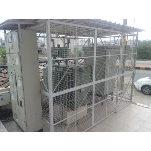 Buy Q195 Steel 2.4m High Tower Fencing With Powder Coated at wholesale prices