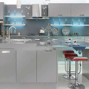 Mini 304 Stainless Steel Kitchen Cabinet 18mm Carcase Eco Friendly