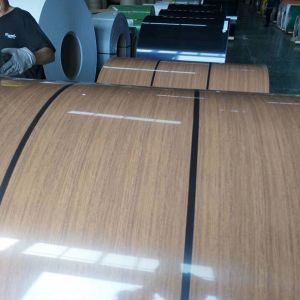 AAMA 2605 AA3003 1000mm Width Wood Grain Kitchen Cabinet Aluminum Panel