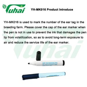 Waterproof Livestock Cattle Sheep Identification Plastic Mark Pens Ear Tag