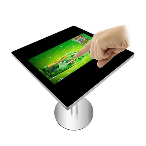 21.5inch Touch Screen Coffee Table Game Customized Interactive Touch Table Dispaly Advertising In Indoor Environments