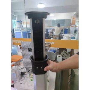 102mm Aluminum Alloy Kitchen Pop Up Socket 250VAC Intelligent Lifting