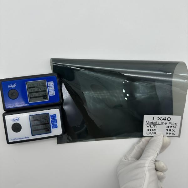 LX40 2HD Metal Line Film 39% VLT 98% IRR 8-Year Warranty