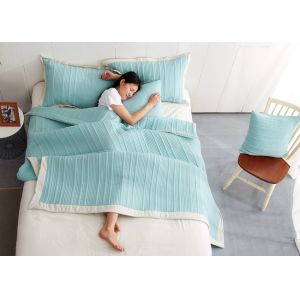 Solid Straight Lines Bedspreads And Coverlets Machine Quilting Twin / Queen /