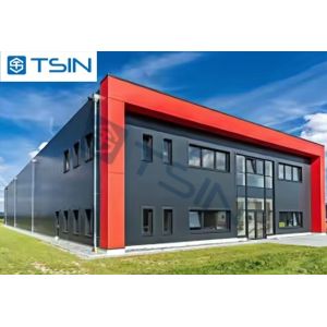 Large Span Q235B C Z Section Prefab Steel Warehouse Buildings For Warehouse