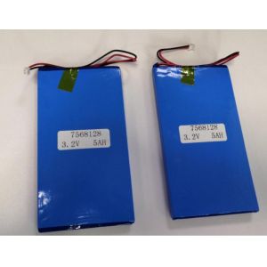 3.2 Volt 5Ah UPS LiFePO4 Battery Lithium Ion Pouch Cell Deep Cycle