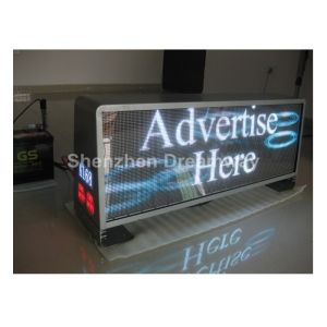 High Resolution P5 1R1G1B Cab LED Taxi Top Advertising Display Vibration-Proof ,