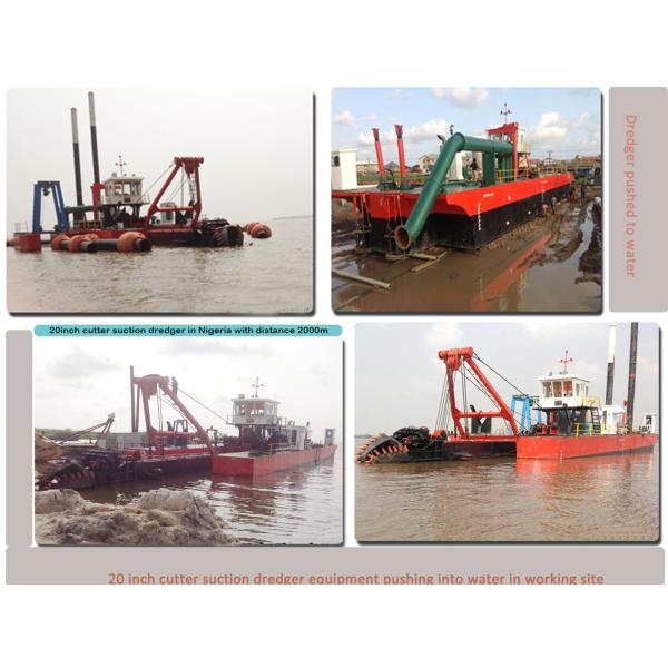 YSCSD600 20 Inch Hydraulic Cutter Dredger Equipment Sea Sand Dredging 100L/h Fuel Consumption