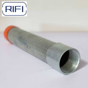 3.75 Meters Length Electrical Tube Rigid Conduit Pipe With Red Plastic Cap And