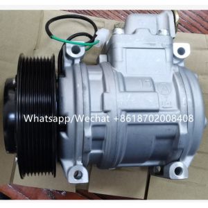 10PA15C Auto Ac Compressor for Mercedes Benz Actros OEM : 447100-6031 / 447100-6032 / A9062300111 8PK 24V 128MM