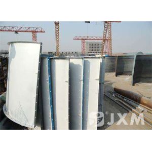 China 60t Separated Type Cement Silo Construction / Durable Sheet Cement Silo on sale