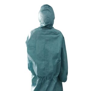 50gsm SMS PP Nonwoven Disposable Coverall Isolation Gown