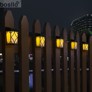 Solar Wall Lamps LED Power 1W Solar Powered Wall Lights with RGB