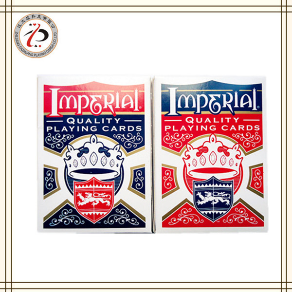 IMPERIAL CUSTOM PLASTIC COATED PLAYING CARDS