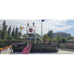 Customzied Fiberglass Vison Boat Waterparks Slide Park Equipment Factory