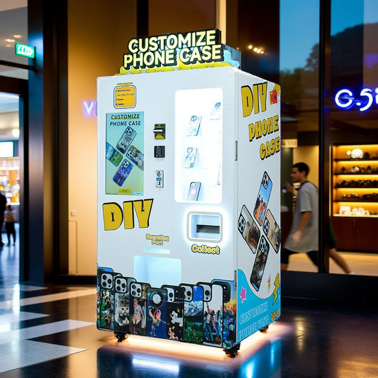 Automatic Phone Case Vending Machine For Retail Custom Phone Cases Automatic