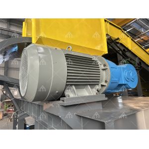 Waste Carton Box Textile Fabric Scrap Metal Shredder Machine