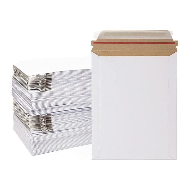 Custom White Cardboard Envelope Lightweight Kraft Cardboard Envelopes For
