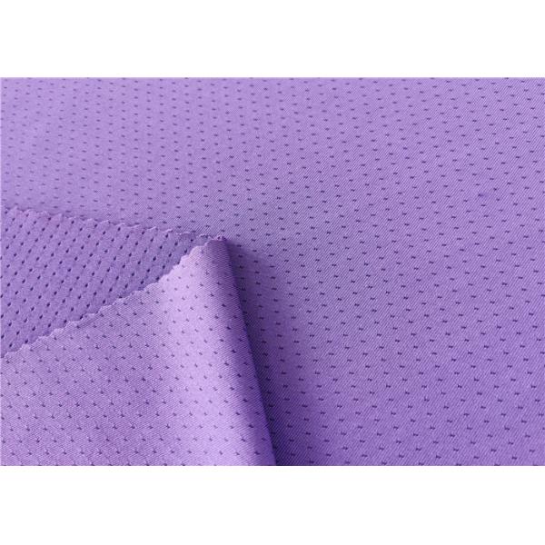 Plain Dyed Solid Color Recycle 95% Polyester 5%Knitted Mesh Fabric For Lining Sports Wear Clothing
