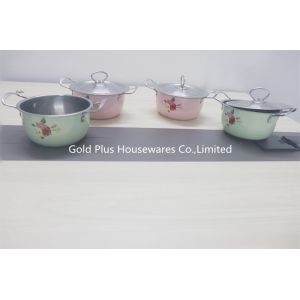 Oem Belly Stainless Steel Restaurant Soup Pot With Metallic Painting