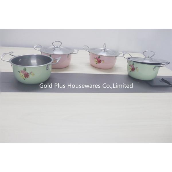 Buy Oem Belly Stainless Steel Restaurant Soup Pot With Metallic Painting at wholesale prices