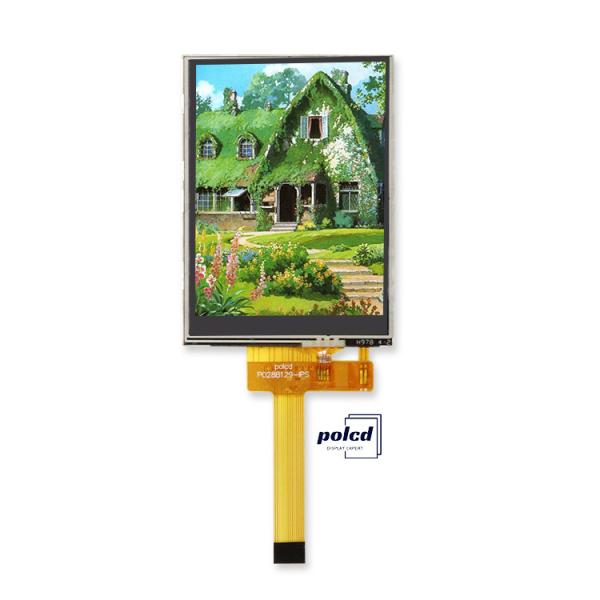 Buy Polcd Small 2.8 Inch 240x320 14pins RTP Resistive Touch Panel SPI interface ST7789V 2.8" IPS TFT LCD Module at wholesale prices
