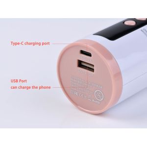 Anti Tangle 4 Settings 50mm Barrel Hair Curling Iron Wand