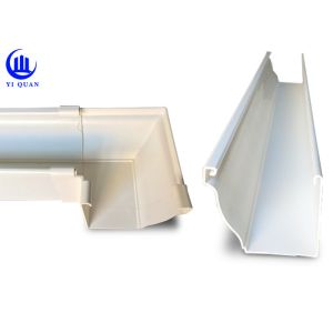 Long life span PVC Rain Gutter sink For Villa eave roof water collecting