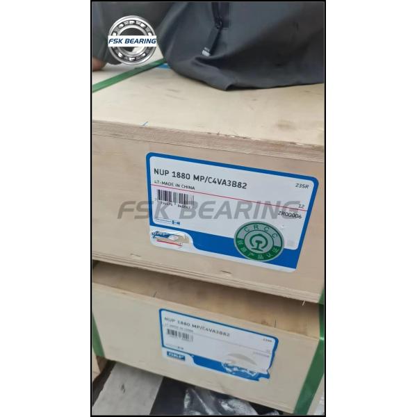 Without Seal NUP 1880 MP C4VA3B82 Single Row Cylindrical Roller Bearings 400*500*46 mm Railway Bearing