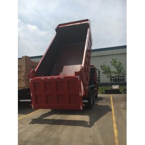 Red Color Front Lifting 20M3 Heavy Duty Dump Truck 40-50T With Air Conditioner