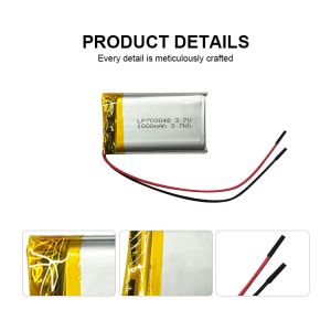 Power Lithium Polymer Battery 3.7v 1000mah LiPo Battery 703048