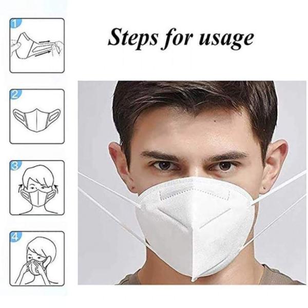 Non Woven KN95 Mask Anti Dust Mouth Face Cover Safety Protective Mask