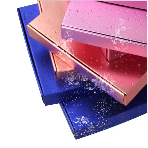 Custom Printing Folding Custom Corrugated Box With Waterproof Metal Film