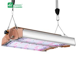 Growers Republic Lightweight 340W Greenhouse LED Grow Lights Dimmable Angle