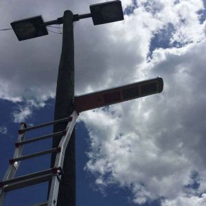 Pure White 6500K 30W 3000lm Outdoor LED Street Lights