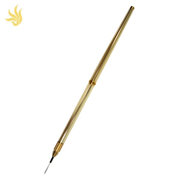 Buy Golden Aluminum Alloy Microblading Tattoo Pen For Permanent Eyebrow at wholesale prices