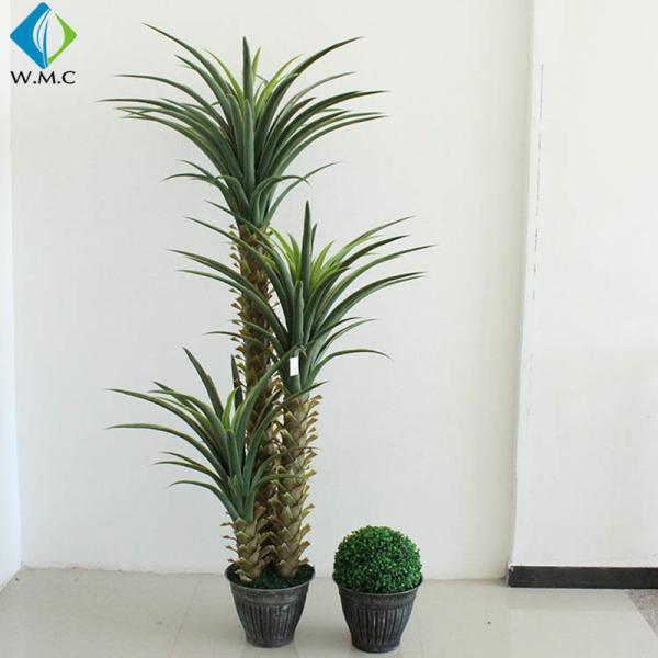 Buy Aloe Gladiolus Leaf Artificial Bonsai Tree , Plastic Artificial Agave Plant at wholesale prices