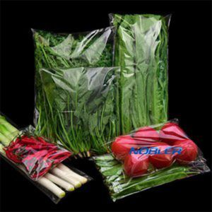 Multi Specification Plastic Transparent Vegetable Packaging Bags Customized