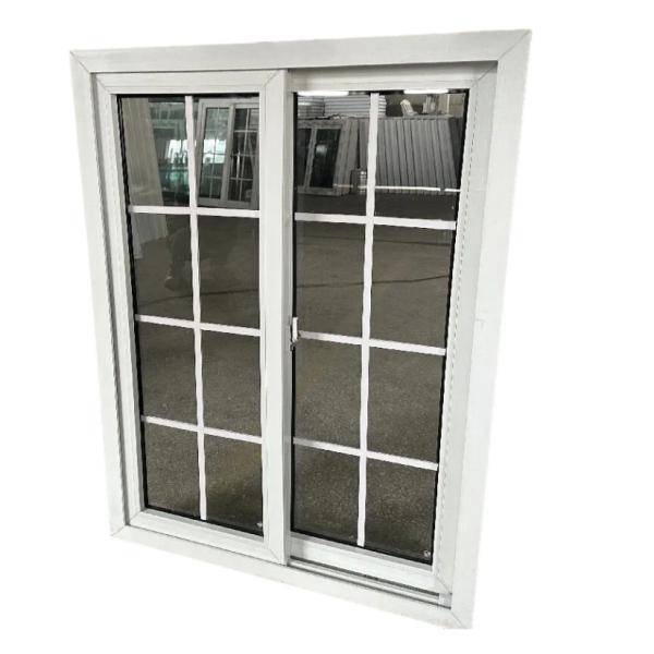 Buy Rectangular UPVC Frame Slide Window Simple Design Adjustable Light Control at wholesale prices