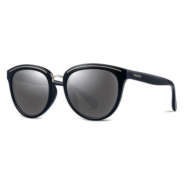 Buy TAC Plastic Colored Sunglasses , Black Brown Plastic Aviator Sunglasses Metal Frames at wholesale prices