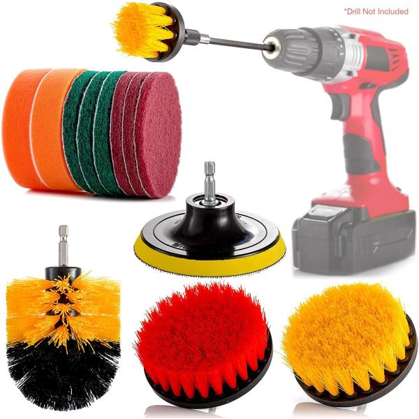 Buy 14pcs Power Drill Brush Attachment 3.5" at wholesale prices