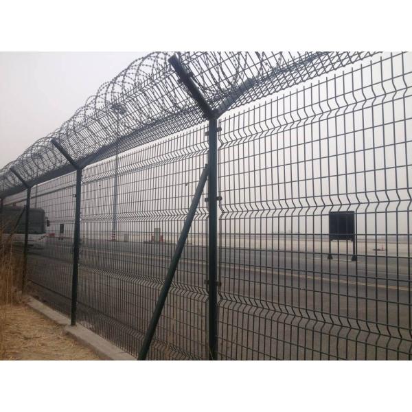 Durability Sustainable wire fence trellis Airport Fencing support all-season material usage protection gates metal