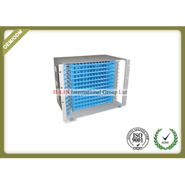 7U Height 144 Ports Fixed Optical Fiber Distribution Box Unit For SC Fiber