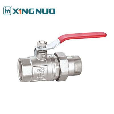 Buy Male And Female Threaded PN25 Brass Ball Valve / Brass Ball Check Valve With UL CSA FM Approved at wholesale prices