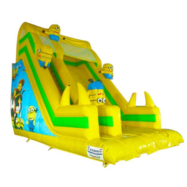 Buy Children Fun Park Yellow Inflatable Minions Slide For Rentals at wholesale prices