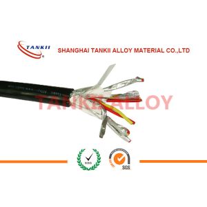 PTFE insulated blue / red thermocouple cable type JX KX EX with superfine bare