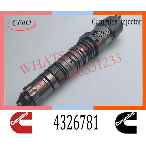 Buy Fuel Injector Cum-Mins QSK45 QSK60 Common Rail Injector 4326781 4001813 4087893 at wholesale prices
